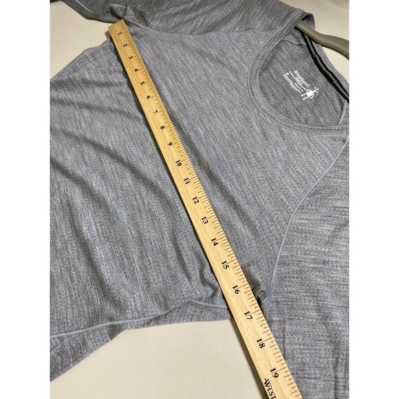 Smartwool Merino 150 Wool Womens Long Sleeve Shirt Gray Top Size Medium Outdoor - Picture 4 of 13